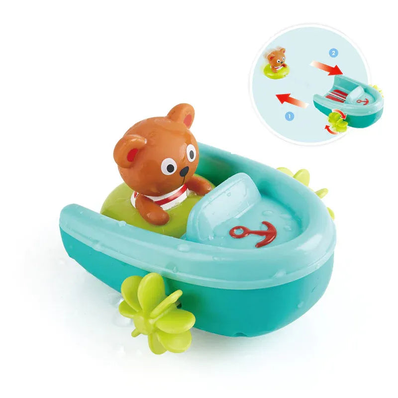 Bear Inflatable Boat Bath Toy