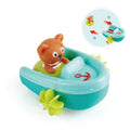 Bear Pull Back Motor Boat Bath Toy