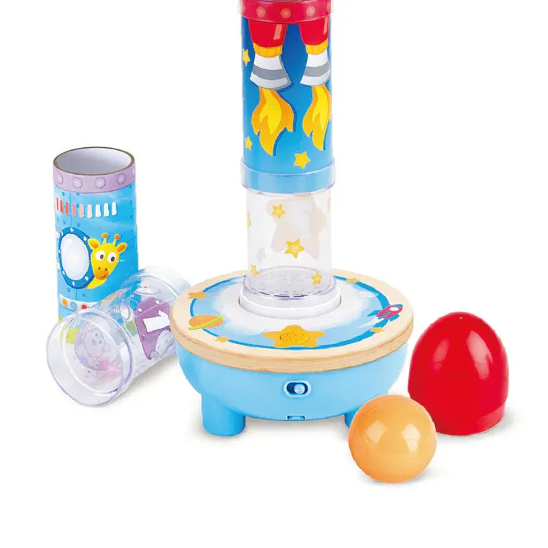 Children's Educational Rocket Tower Ball Stacking Toy Set