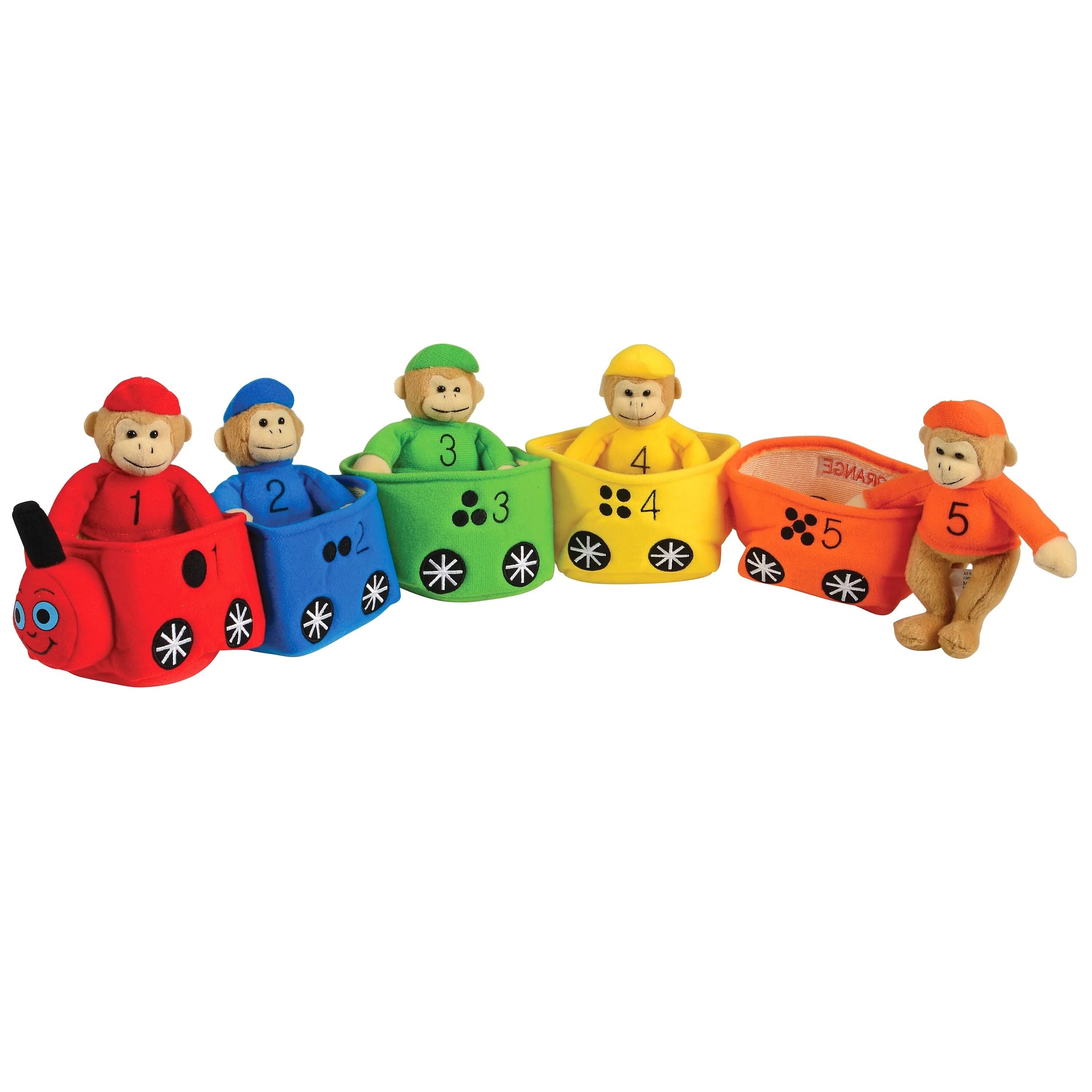Colorful Monkey And Car Digital Learning Toys