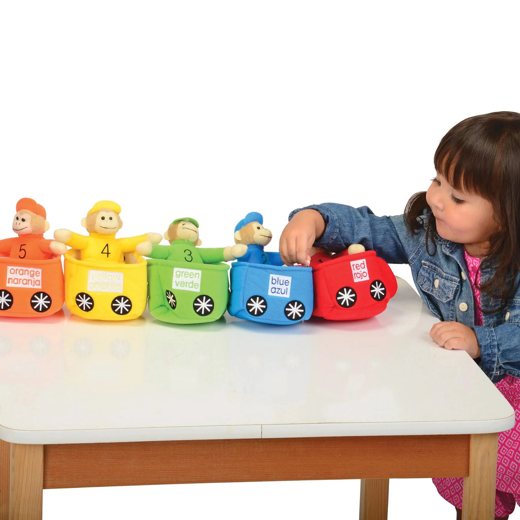 Colorful Monkey And Car Digital Learning Toys