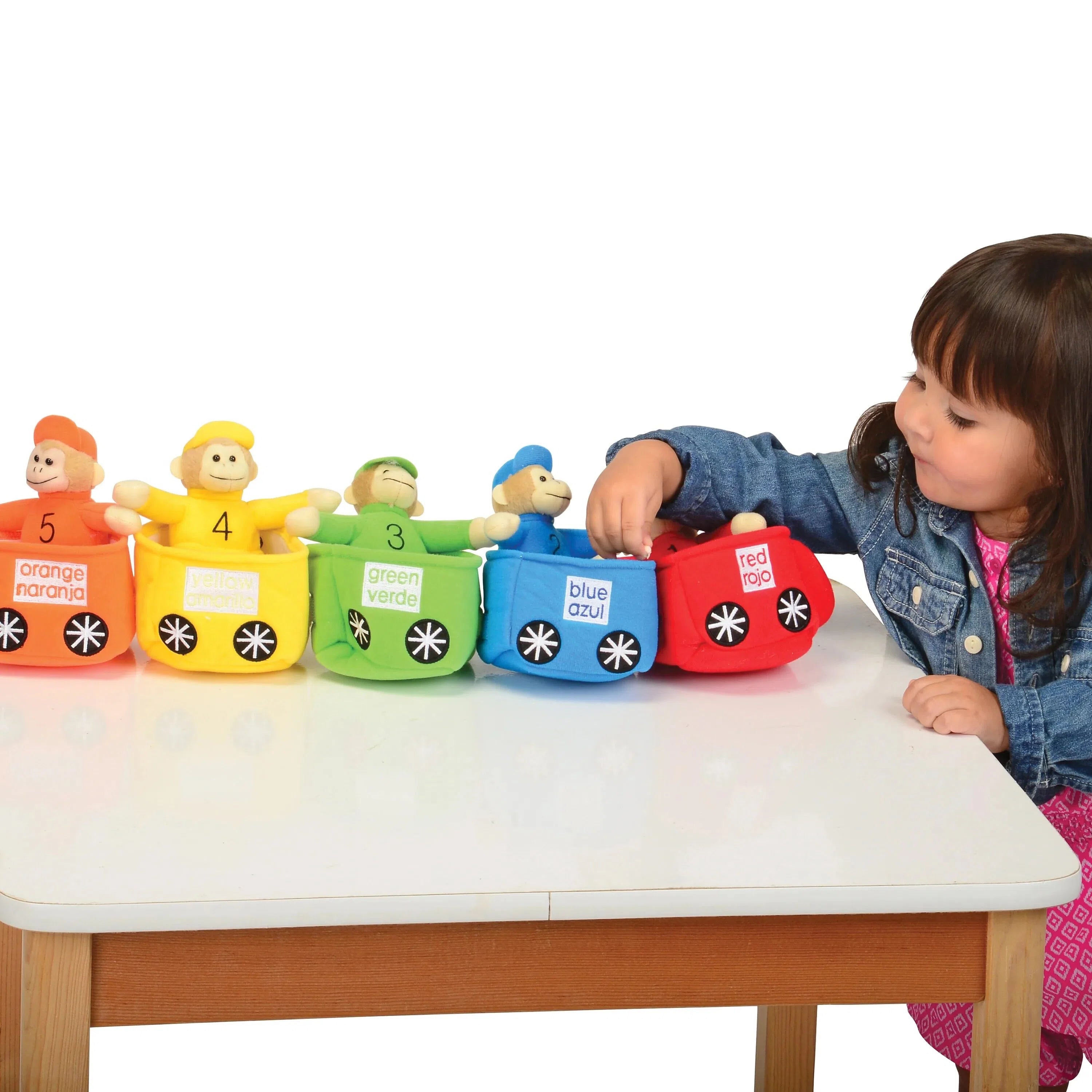 Colorful Monkey And Car Digital Learning Toys