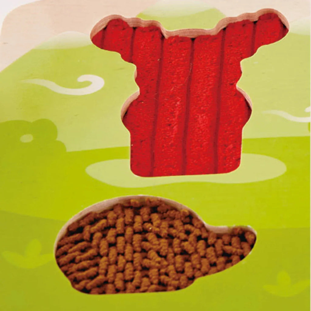 Educational Tactile Animal Wooden Puzzle
