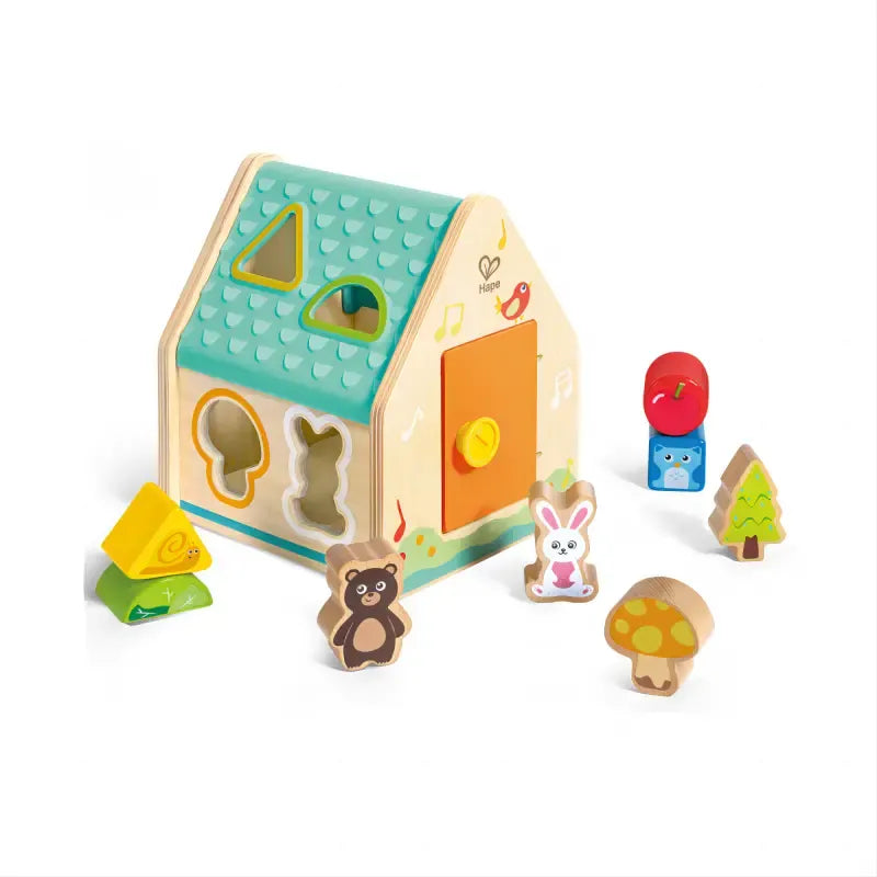 Multifunctional Sorting Shape Game House