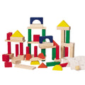 Natural Wood Colored Shape Building Block Toys